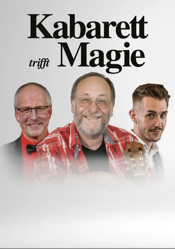 Plakat: Kabarett trifft Magie